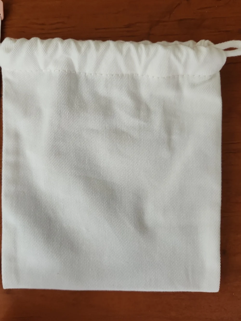 Dior White Drawstring Dust Bag
